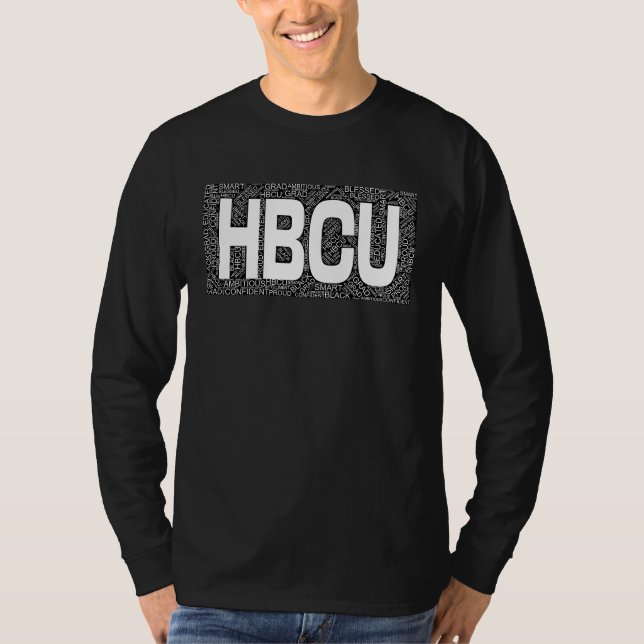Camiseta HBCU Grad Words in Letter Acronym (Anverso)