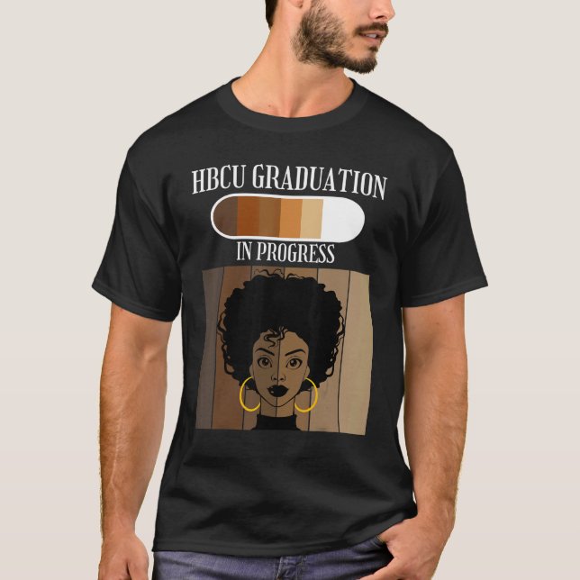Camiseta HBCU Graduation In Progress Historical Black Colle (Anverso)