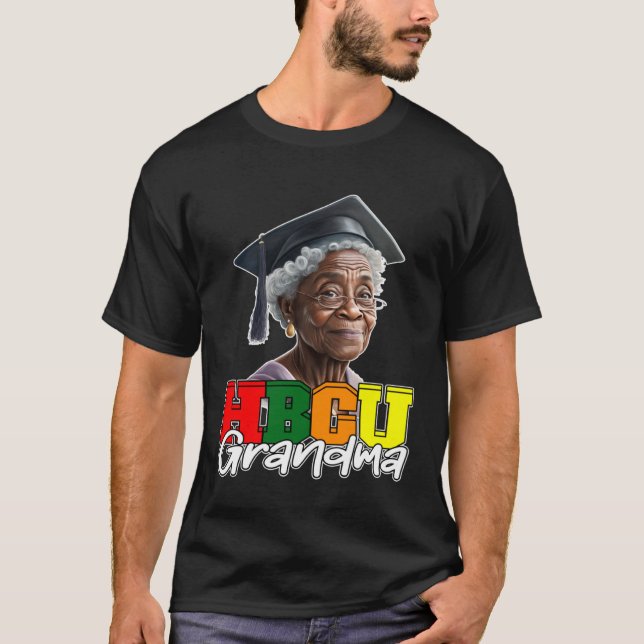 Camiseta HBCU Grandma Historical Black college Apparel For  (Anverso)