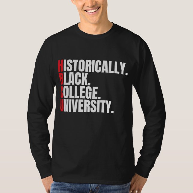 Camiseta HBCU Históricamente Black College and University M (Anverso)
