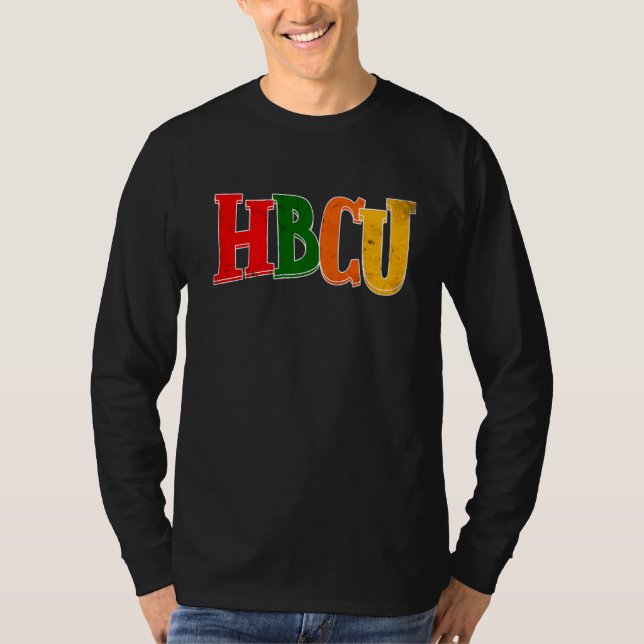 Camiseta Hbcu Históricamente Colegios y Universidades Negro (Anverso)