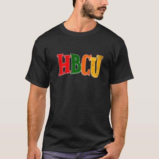 Camiseta Hbcu Históricamente Colegios y Universidades Negro (Anverso)