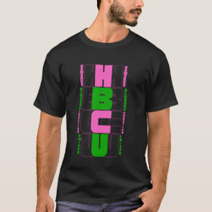 Camiseta HBCU Honrado Bendito Creativo Único Negro Educa