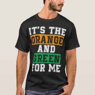 Camiseta HBCU humorística, es el Naranja y el verde para mi