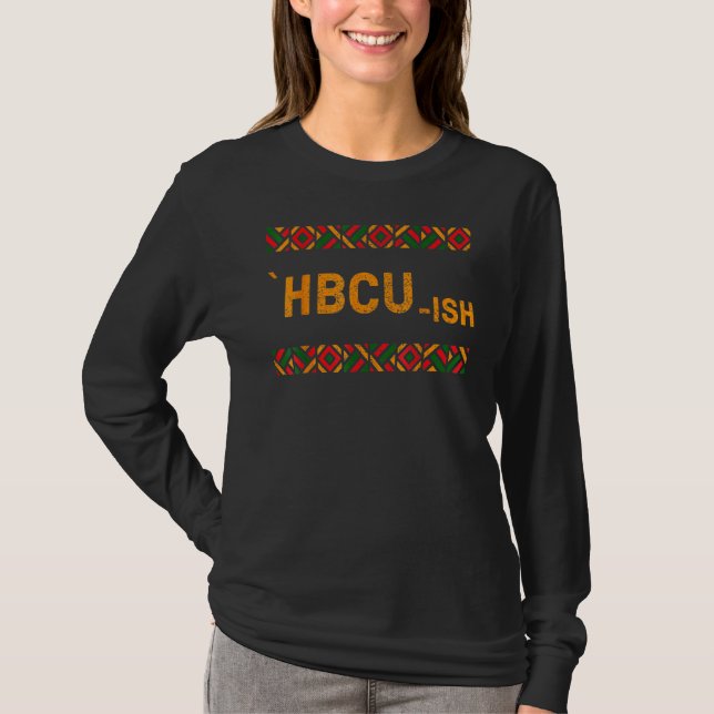 Camiseta Hbcu Ish Histórico Alumno De Black College (Anverso)