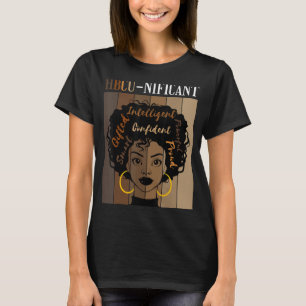 Camiseta HBCU magnífico graduado, alumno histórico y negro