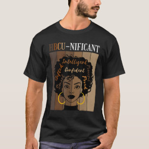 Camiseta HBCU magnífico graduado, alumno histórico y negro
