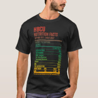 HBCU Nutrition Hacts Shirt American Black History