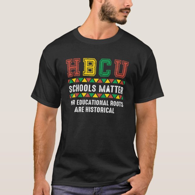 Camiseta HBCU Orgullosa - Nuestras raíces educativas son hi (Anverso)