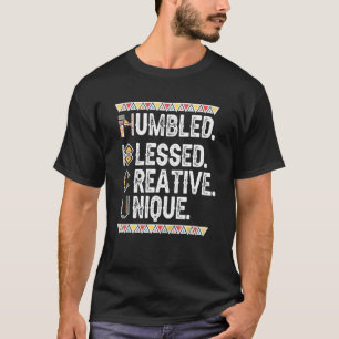 Camiseta Hbcu retro vintage humildemente bendecido por crea