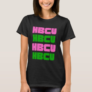 Camiseta HBCU Rosa Y Verde Históricamente Universidad De Co