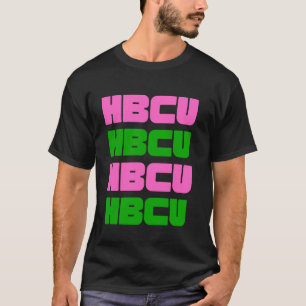 Camiseta HBCU Rosa Y Verde Históricamente Universidad De Co