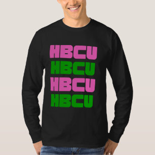 Camiseta HBCU Rosa Y Verde Históricamente Universidad De Co