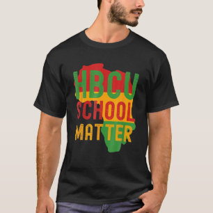 CAMISETA HBCU SCHOOL MATTER HISTÓRICO COLEGIO NEGRO ALUMNI
