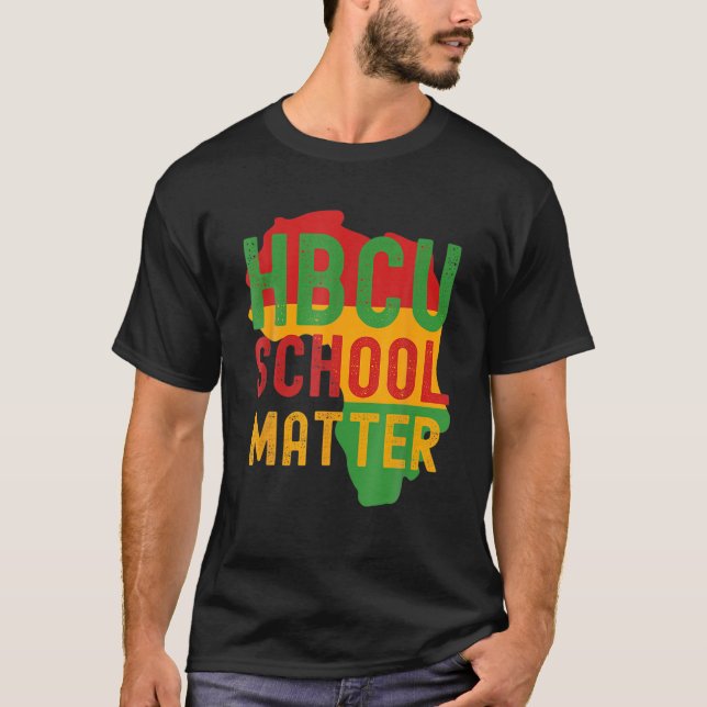 CAMISETA HBCU SCHOOL MATTER HISTÓRICO COLEGIO NEGRO ALUMNI (Anverso)