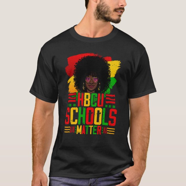 Camiseta HBCU Schools Matter Historical Black College Alumn (Anverso)