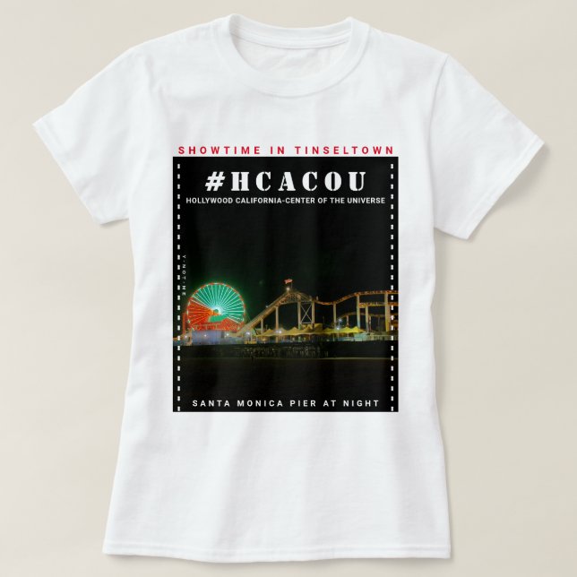 CAMISETA HCACOU SANTA MONICA (Diseño del anverso)