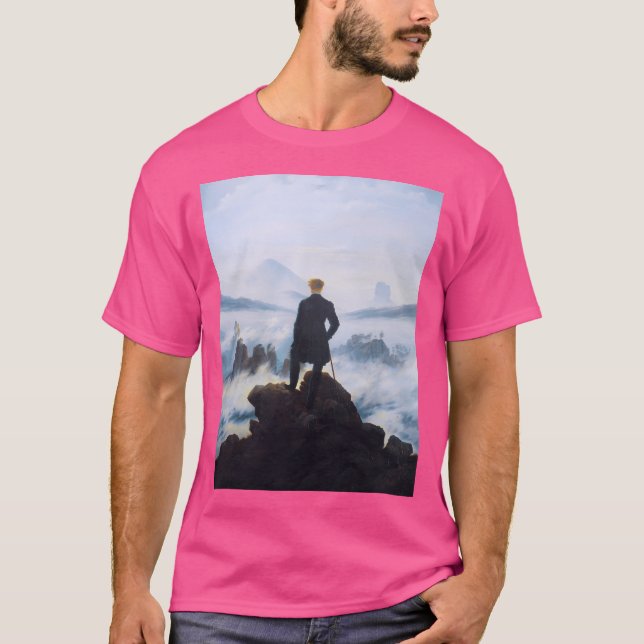 Camiseta Hd Caspar David Friedrich - Wanderer 1817 Active (Anverso)