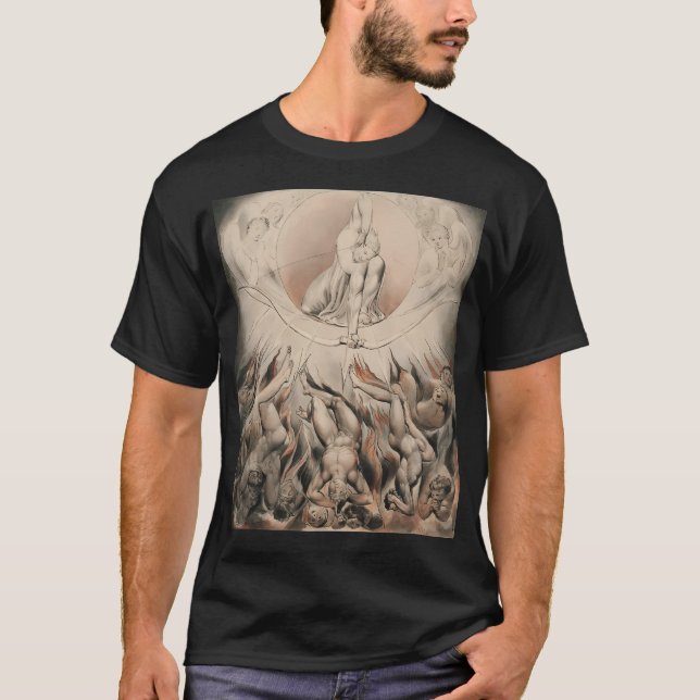 Camiseta Hd Rapto Estético Entre El Cielo Y El Infierno (Anverso)
