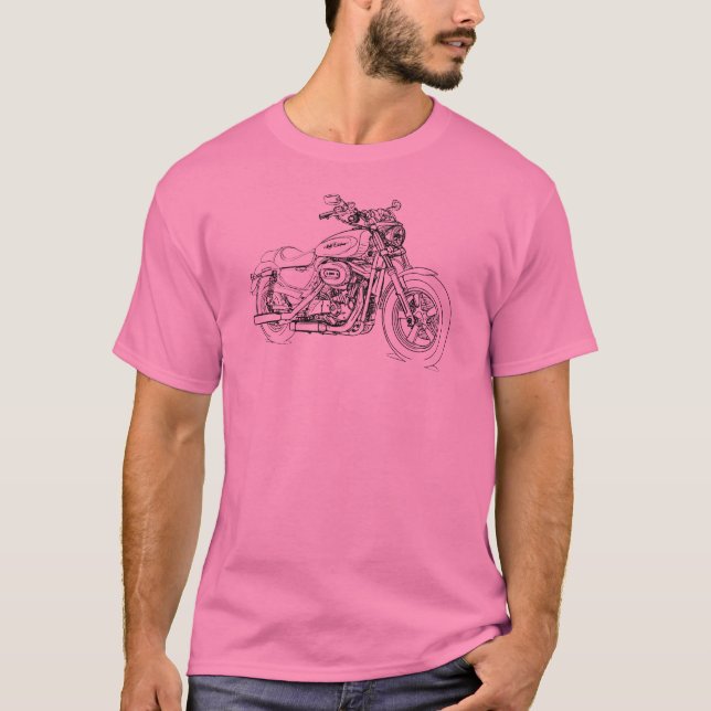 Camiseta HD XL1200C Sportster de encargo 2011 (Anverso)