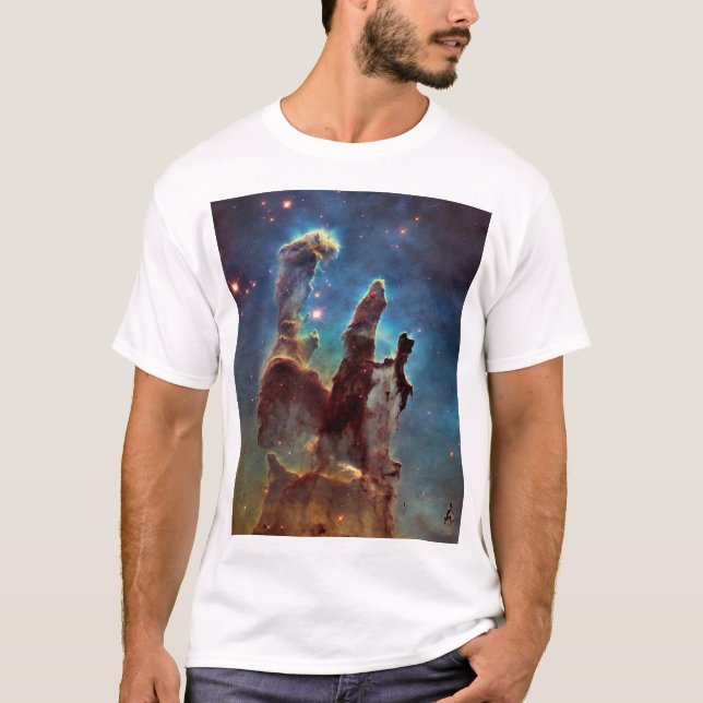 Camiseta HDR Eagle Nebula Pilares de la Creación (Anverso)