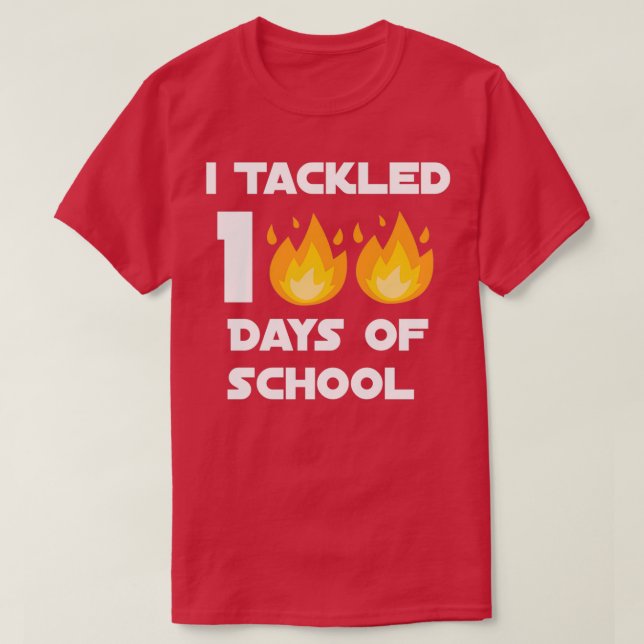 Camiseta he abordado 100 días de clases 7 (Diseño del anverso)