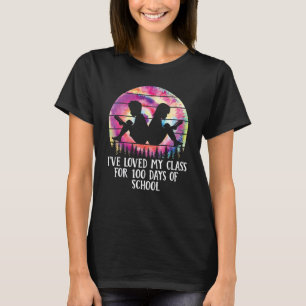 CAMISETA HE AMADO A MI CLASE POR 100 DÍAS DE MAESTRO DE ESC