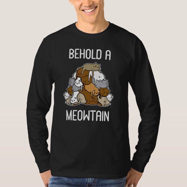 Camiseta He Aquí A Un Dueño De La Montaña Del Gato De Meowt (Anverso)