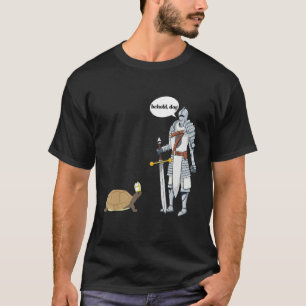 Camiseta He aquí a un perro, una tortuga dulce, con un sace