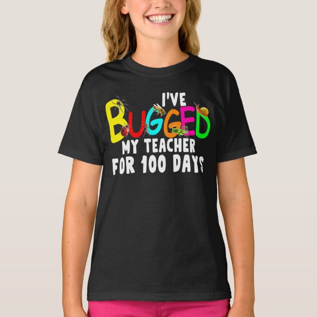 Camiseta he asaltado a mi profesor durante 100 días de cole (Anverso)