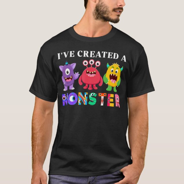 Camiseta He creado un Fiesta de cumpleaños de niños pequeño (Anverso)
