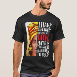 Camiseta He Decidido Seguir Con Amor A La Mujer Africana