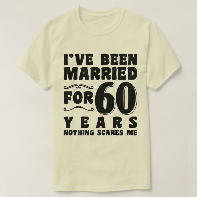 Camiseta He estado casada con abuelos de 60 años Guay (Diseño del anverso)