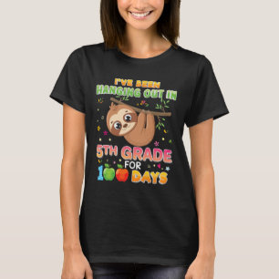 Camiseta He estado colgando en 5º grado durante 100 días Sl