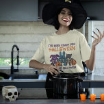 Camiseta He estado listo para el gráfico de Halloween<br><div class="desc">¿Obsesionado con Halloween? Que el mundo lo sepa con este lindo gráfico. Presenta el divertido lema que he ESTADO LISTO PARA HALLOWEEN DESDE EL ÚLTIMO HALLOWEEN y tiene adorables ilustraciones de algunos animales rellenos levemente espeluznantes con esqueletos visibles en sus barrigas. Hay un perro cachorro morado, un conejo verde azulado...</div>