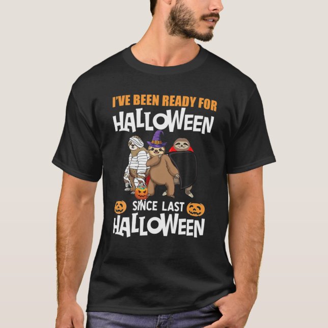 Camiseta He estado listo para Halloween desde la última Hal (Anverso)