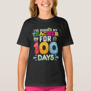 Camiseta He fastidiado a mi maestro por 100 días de bichos 