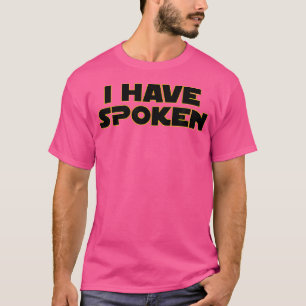 Camiseta He hablado del espacio occidental