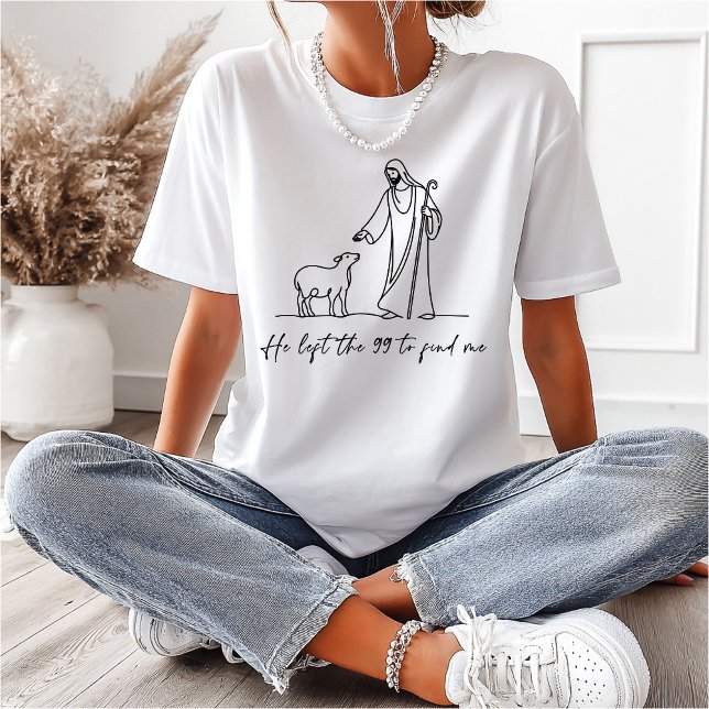 Camiseta He Left The 99 To find Me  (Subido por el creador)