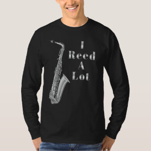 Camiseta He Leído A Muchos Amantes De La Música Saxofonios