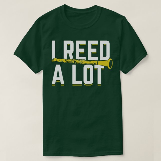 Camiseta He Leído Un Gran Jugador Clarinetista Regalo (Diseño del anverso)
