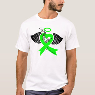 Camiseta He llevado a cabo un ángel (el cáncer del linfom