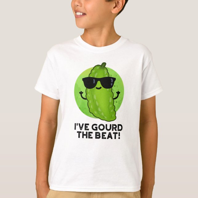 Camiseta He llorado a la paliza divertida Veggie Pun (Anverso)