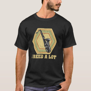 Camiseta He Llorado Mucho Saxofonista Y Saxofón 1