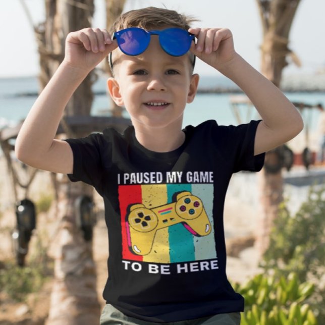 Camiseta He Pausado Mi Juego Para Estar Aquí (Subido por el creador)