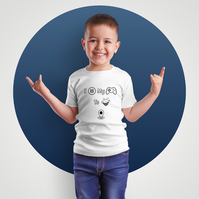 Camiseta He Pausado Mi Juego Para Estar Aquí - Divertida Ed (Subido por el creador)