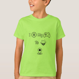 Camiseta He Pausado Mi Juego Para Estar Aquí - Divertida Ed