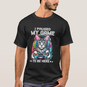 Camiseta He Pausado Mi Juego Para Estar Aquí Maine Coon Cat