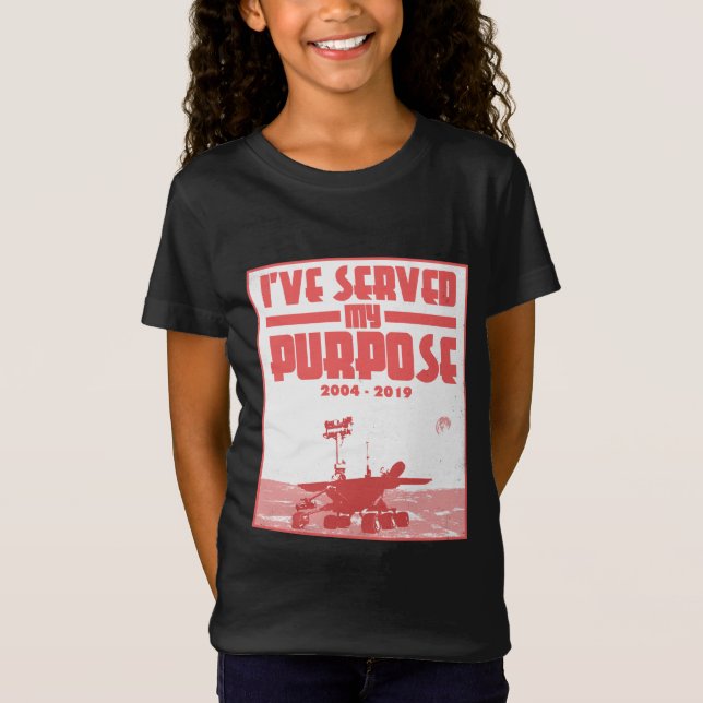Camiseta He servido mi oportunidad Rover de Marte del (Anverso)
