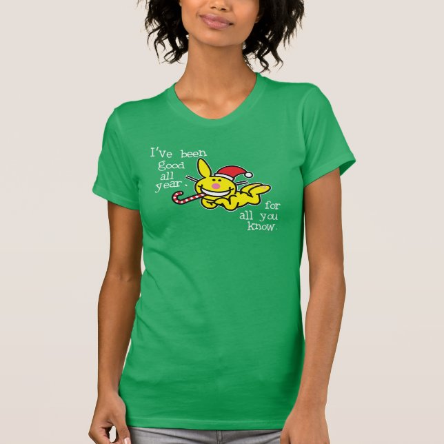 Camiseta He sido bueno todo el año (Anverso)